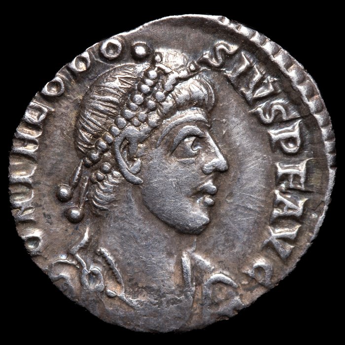 Romarriket. Theodosius I (AD 379-395). Siliqua Tréveris - CONCORDIA AVGGG