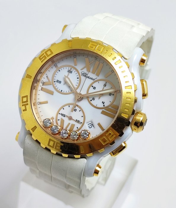 Chopard - Happy Sport Ceramic  18K Gold "Limited Edition" - 28/8515-9001 - Unisex - 2011-nu