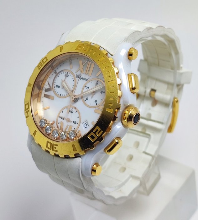 Chopard - Happy Sport Ceramic  18K Gold "Limited Edition" - 28/8515-9001 - Unisex - 2011-nu