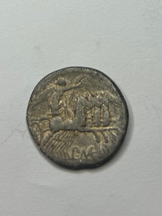 Romerska republiken. P. Maenius Antiaticus, 132 BC. Denarius  (Ingen mindstepris)