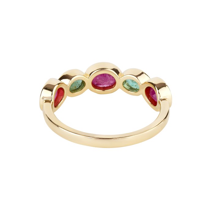 Ring - 14 karat Gulguld -  171ct tw