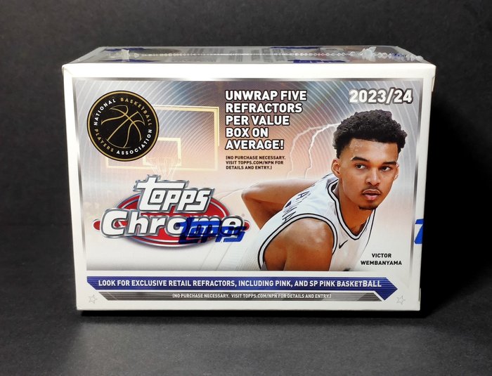 2024 - Topps - Chrome Basketball - Blaster Value - 1 Sealed box