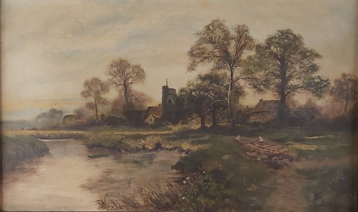 Belgisk skole (XIX) - British rural landscape