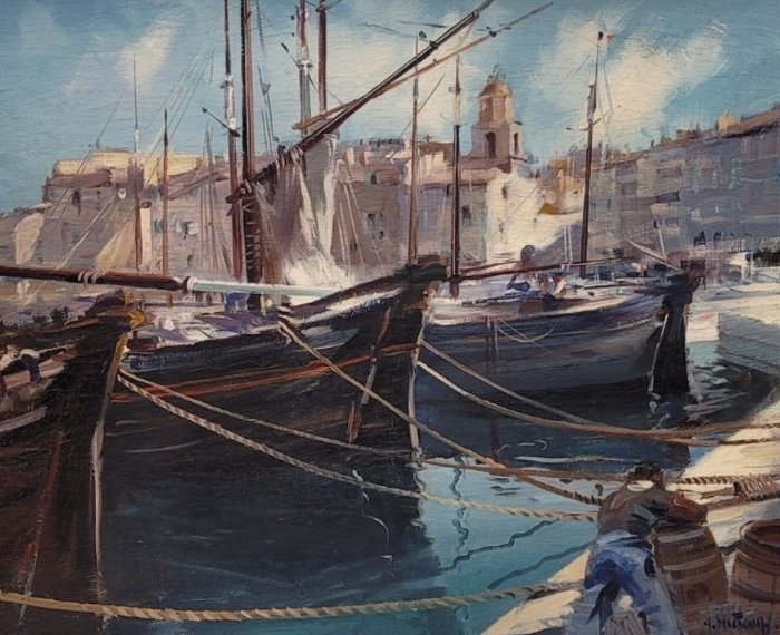 Gabriel Dechamps (1919–2011) - Saint Tropez