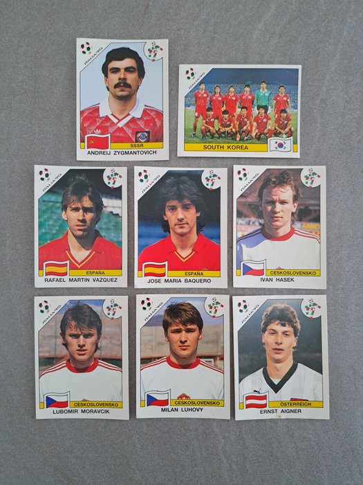 Panini - World Cup Italia 90 - All different - 60 Loose stickers