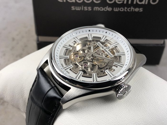 Claude Bernard - Proud Heritage Automatic Skeleton - 85307-3C-AIN - Mænd - 2011-nu