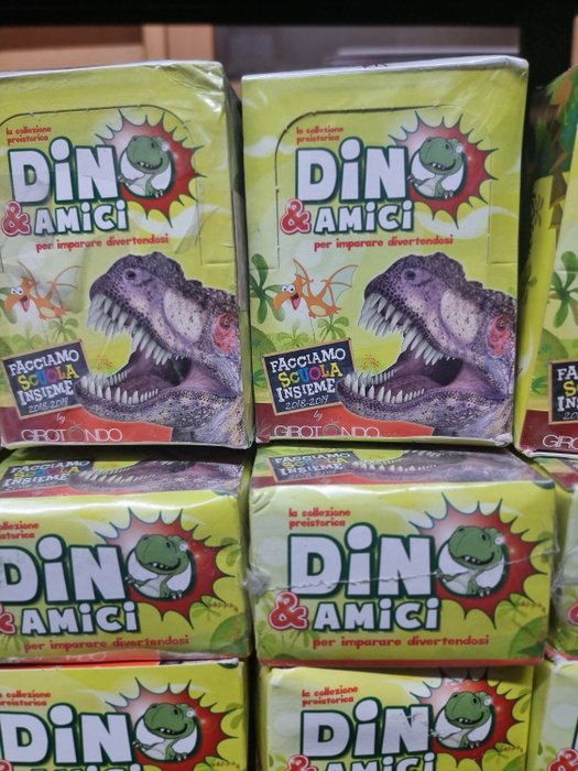 Fol-Bo - Lot of 20 box Fol-Bo Dino Amici - (1000 Packs) - 20 Booster box