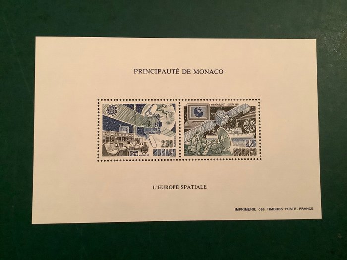 Monaco 1991 - Blokspecial Europa CEPT - L'Europe Spatiale - Yvert bloc speciale 14