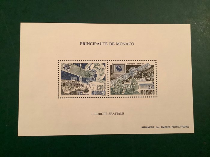 Monaco 1991 - Blokspecial Europa CEPT - L'Europe Spatiale - Yvert bloc speciale 14