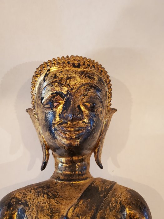 Buddha - 80 cm - Bronze - Thailand - Ayutthaya Kingdom - 17. eller 18. århundrede