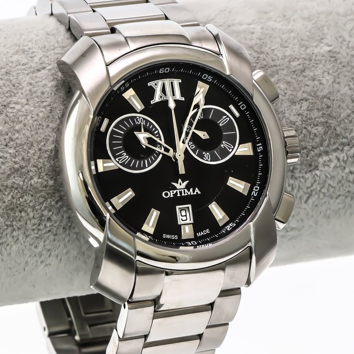 Optima - Swiss Chronograph - OSC275-SS-3 - Ingen mindstepris - Mænd - 2011-nu