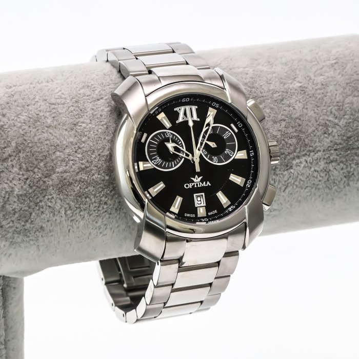 Optima - Swiss Chronograph - OSC275-SS-3 - Ingen mindstepris - Mænd - 2011-nu