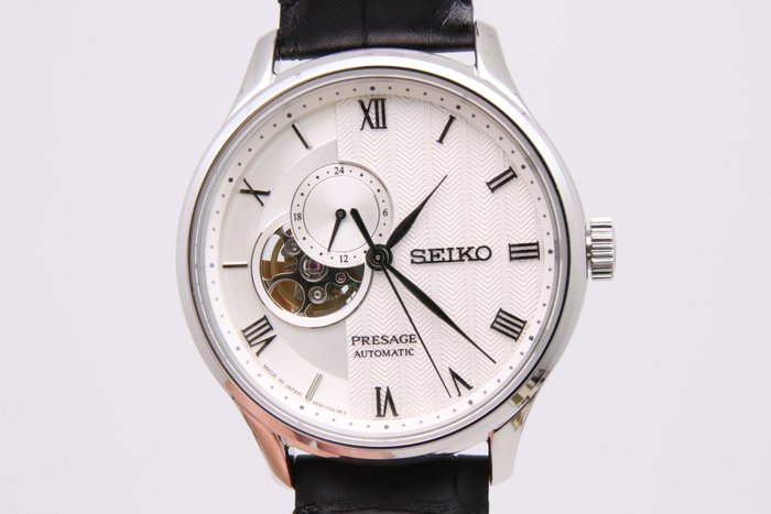 Seiko - Presage - Ingen mindstepris - SSA379J1 |  4R39-00W0 | White Open-Heart Zen Garden - Mænd - 2011-nu