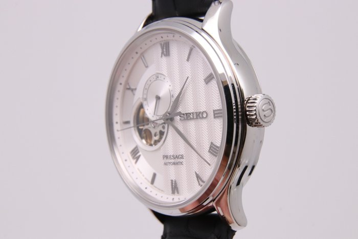 Seiko - Presage - Ingen mindstepris - SSA379J1 |  4R39-00W0 | White Open-Heart Zen Garden - Mænd - 2011-nu