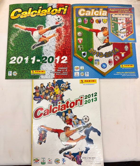 Panini - Calciatori 2011/12/13/14 - 3 Complete Album