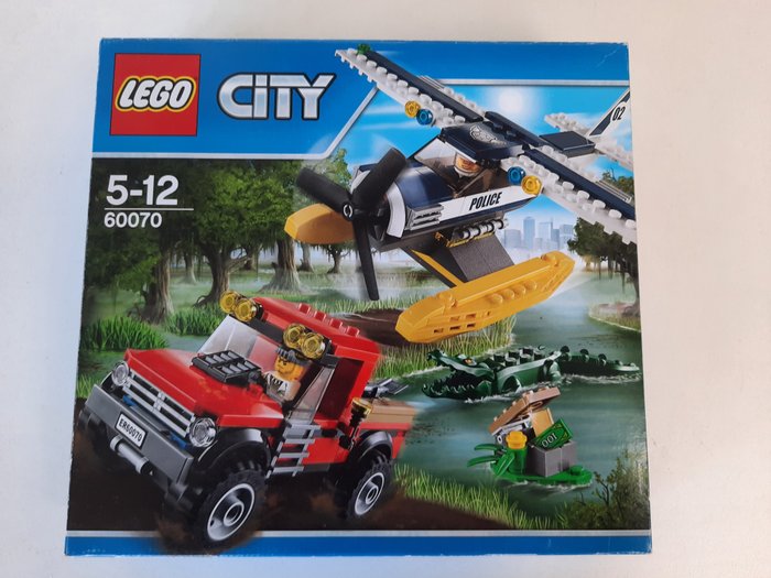 Lego - City - 60070+60136+60127 - Watervliegtuig Achtervolging+Politie Starter Set +Gevangeniseiland Starter Set