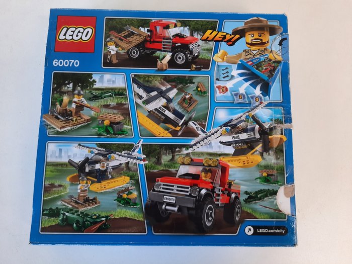 Lego - City - 60070+60136+60127 - Watervliegtuig Achtervolging+Politie Starter Set +Gevangeniseiland Starter Set