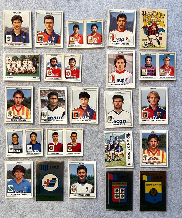 Panini - italia - Marco van Basten, Antonio Conte, Carlo Ancellotti, Giovanni Galli, Ruud Gullit, Mauro Tassotti, Gianluca Pagliuca, - 70 Loose stickers