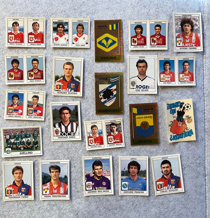 Panini - italia - Marco van Basten, Antonio Conte, Carlo Ancellotti, Giovanni Galli, Ruud Gullit, Mauro Tassotti, Gianluca Pagliuca, - 70 Loose stickers