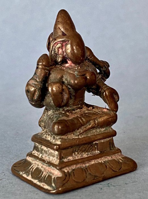 Lakshmi kvindelig guddom - Engangs voks bronze støbning - Indien - Mogulriget (1526-1857)