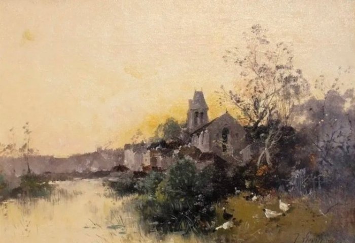 Eugene Galien-Laloue (1854-1941), Attributed to - Landscape