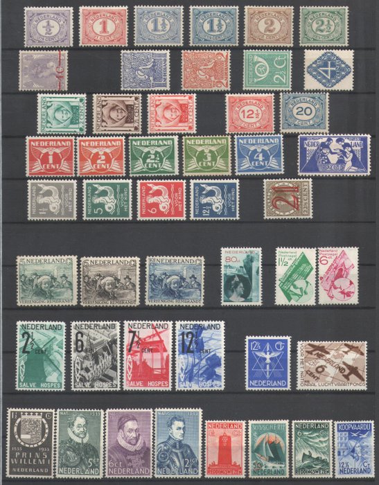 Holland 1899/1942 - Valg mellem NVPH 50 og V403