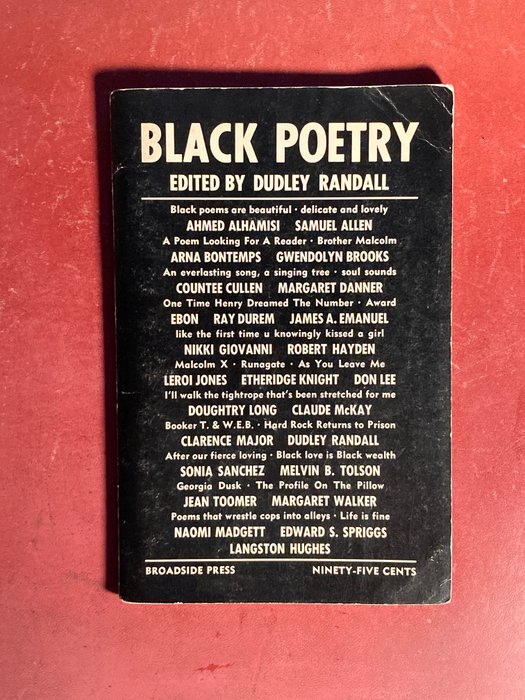 Dudley Randall [ed.] - Black Poetry - 1969