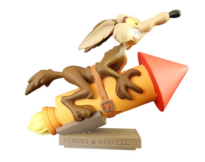 Démons  Merveilles - Statuette - Wile E. Coyote on a Rocket - Harpiks