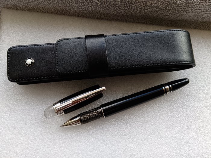 Montblanc - Penna roller Montblanc Starwalker  Porta Penne Pelle Montblanc - Rollerpen