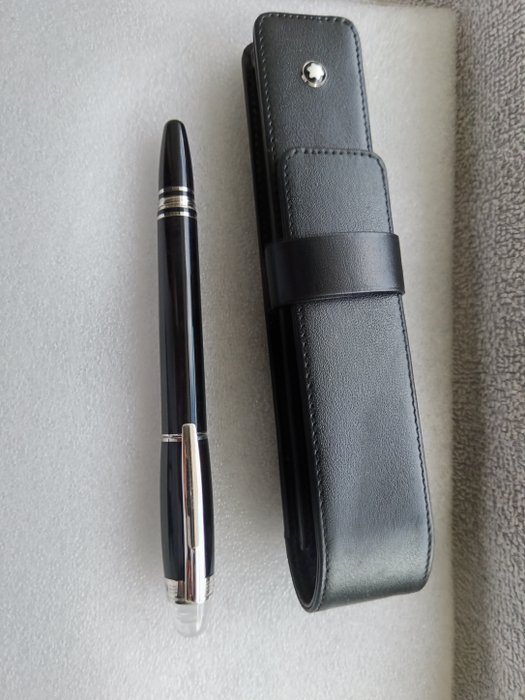 Montblanc - Penna roller Montblanc Starwalker  Porta Penne Pelle Montblanc - Rollerpen