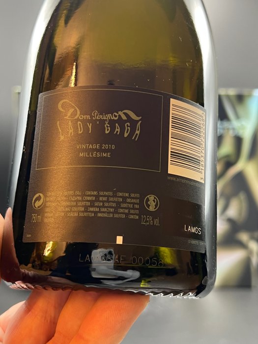 2010 Dom Pérignon, Lady Gaga Limited Edition - Champagne Brut - 1 Flaske (0,75L)