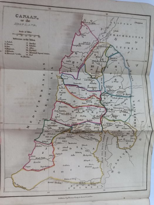 Rev Joseph C. Wigram - The geography of the Holy Land : with an account of its ancient people and kingdoms, the tribes - 1850