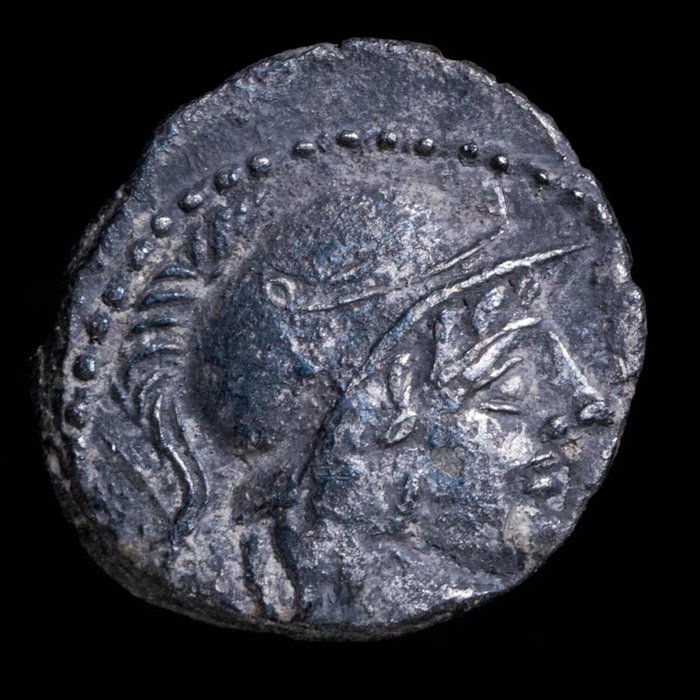 Romerska republiken. C. Cornelia (88 a. C.). Denarius CNAEUS LENTVLVS  (Ingen mindstepris)