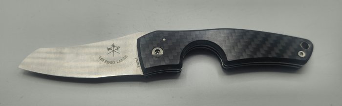 Le petit by les fines lames couteau coupe cigare , cigar cutter , knife , modèle carbone - les fines lames - Cigarskærer - kulstof