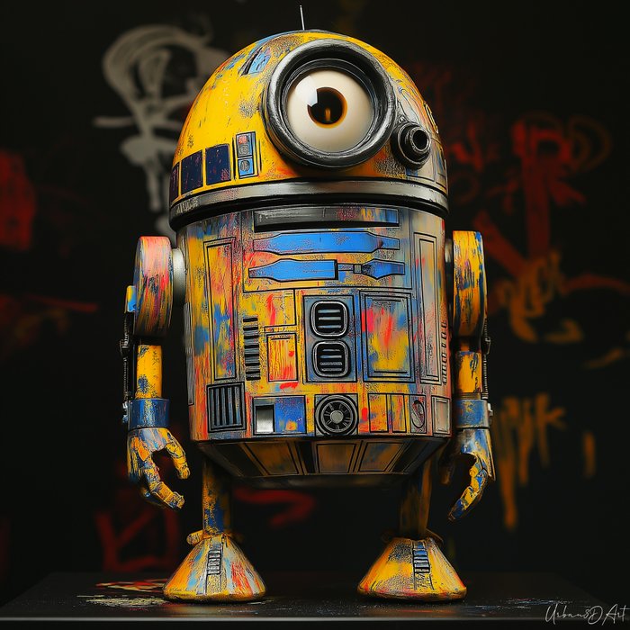 Urban3DArt (1971) - Minion R2D2 Limited Edition