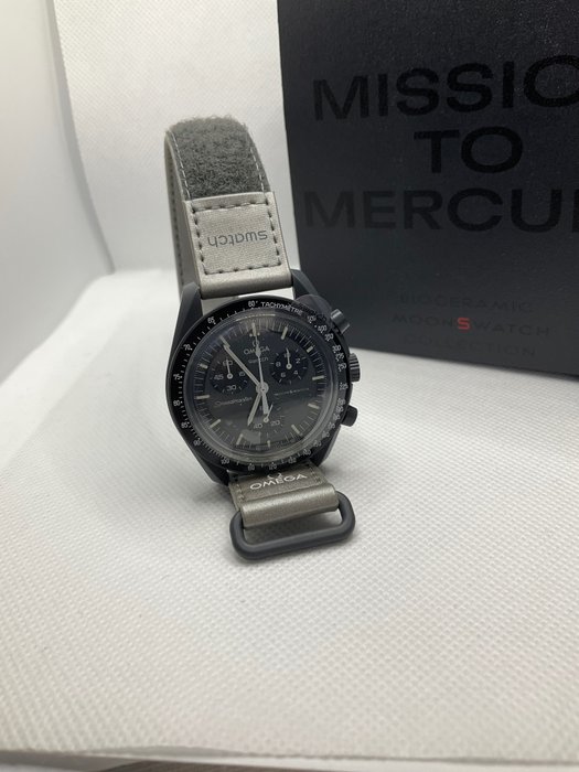 Swatch - MoonSwatch - Mission to Mercury - Ingen mindstepris - Unisex - 2023 Swatch x Omega mission til mercury moonswatch