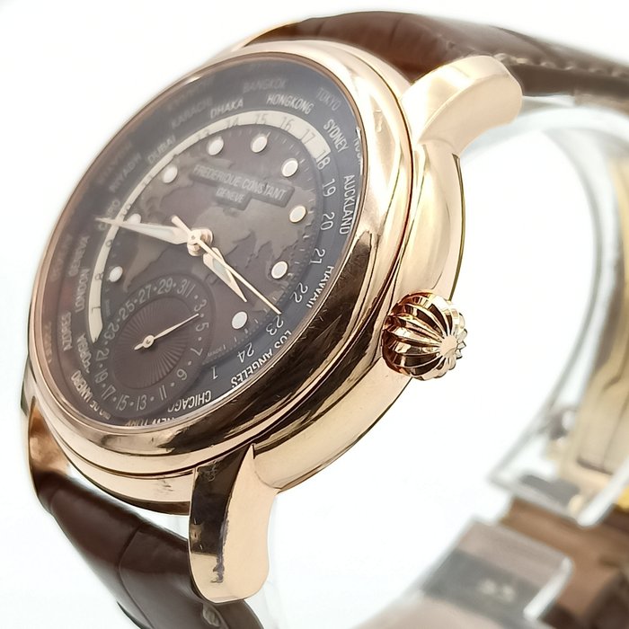 Frédérique Constant - Worldtimer manufacture - FC-718X4H4/6 / 3283512 - Mænd - 2011-nu