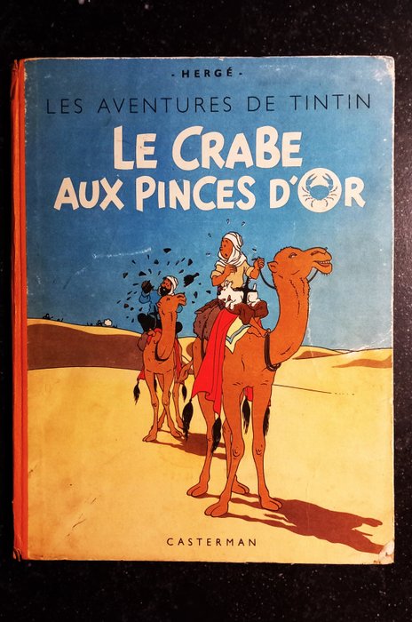 Tintin T9 - Le crabe au pinces d’or (A23) - C - 2e édition - 1 Album - 1944