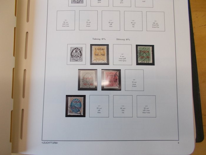 Island 1876/2000 - Fin samling af Island med et par bedre frimærker. Næsten komplet fra 1945 til 1986.