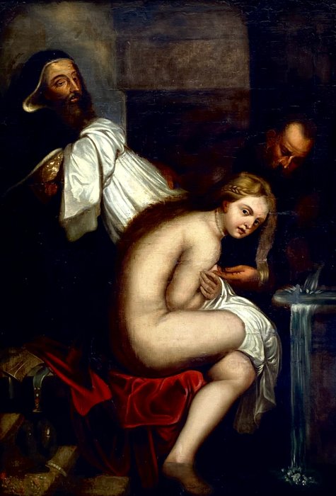 Flemish school  (XVIII) - Susana y los viejos