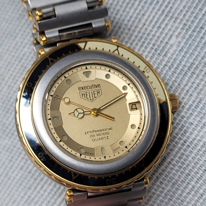 Heuer - Executive Rotating Bezel Watch - Unisex - 1980-1989