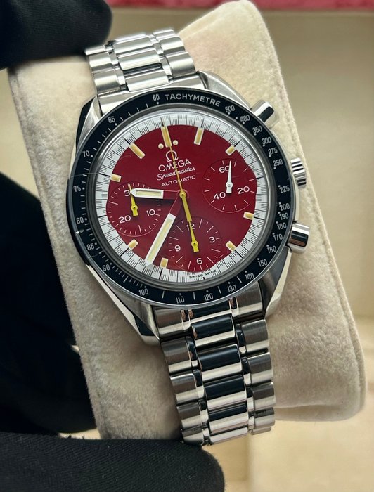 Omega - Speedmaster Reduced Red Schumacher - 38106141 - Mænd - 1990-1999