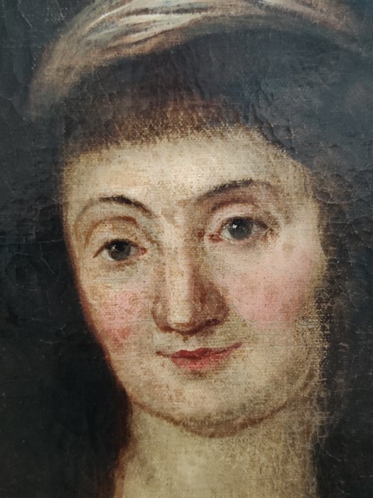 Flemish School (XVIII) - Portrait of a young Lady