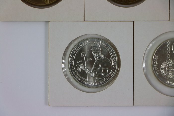 Slovenien. 3 Euro / 5 Euro 2008/2016 (11 stuks)  (Ingen mindstepris)