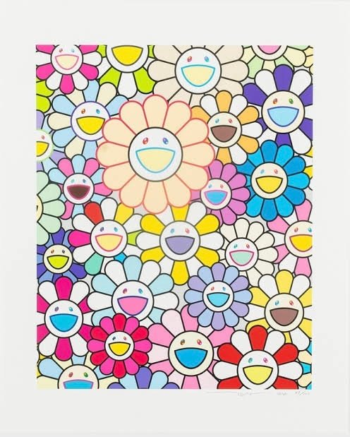 Takashi Murakami (1962) - Field of Flowers