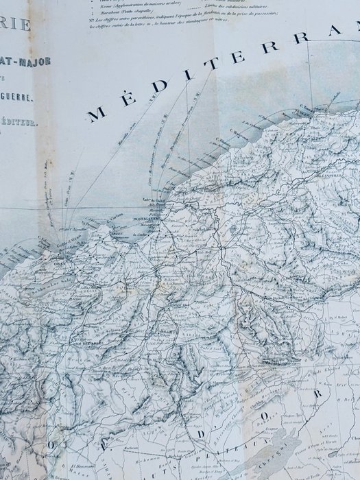 Edmond de Martimprey, [ Reliure aux armes du Comte d'Antioche] - Histoire de l'établissement de la domination française dans la province d'Oran, 1830-1847 ( Algérie) - 1886