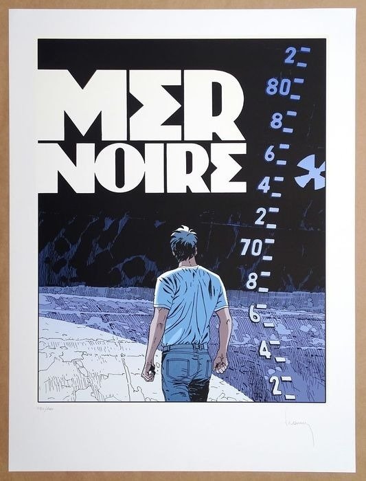 Francq, Philippe - 1 Silkscreen - Largo Winch - Mer Noire