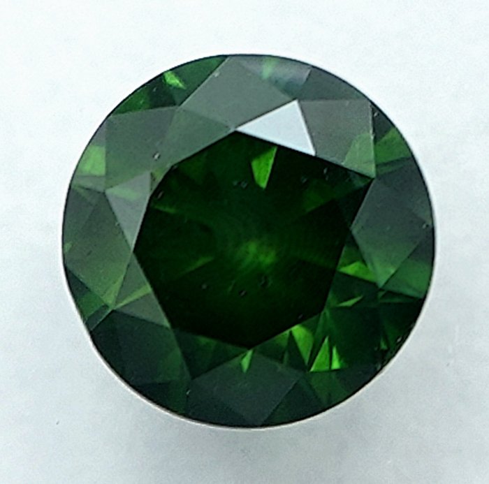 1 pcs Diamant  (Farvebehandlet)  - 0.50 ct - I1 - International Gemological Institute (IGI)