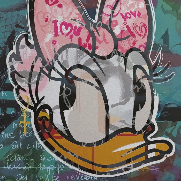 Josh Mahaby - Daisy Duck Loosing Control + Donald The Hypebeast (LOT 2 PRINTS)