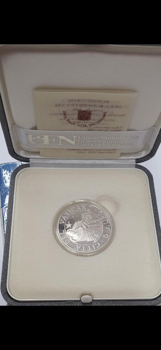 Vatikanstaten. 5 Euro 2006 "Nella Verita la Pace" Proof  (Ingen mindstepris)